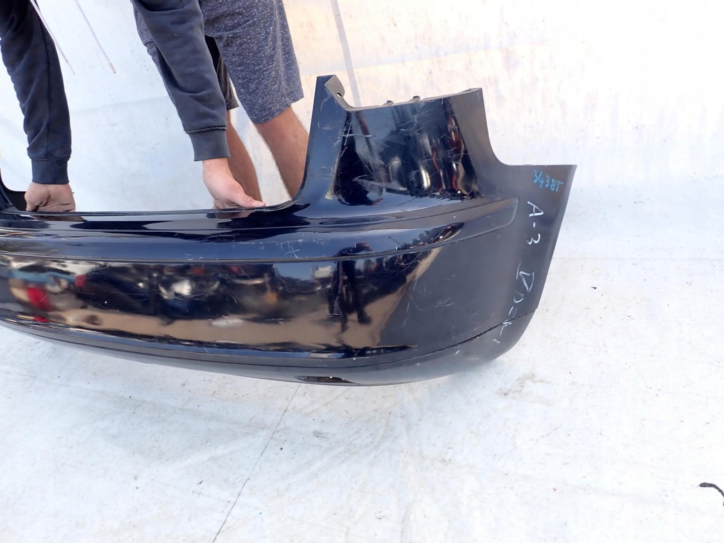 AUDI A3 II 2 8P 5D 03-08 bumper rear part rear
