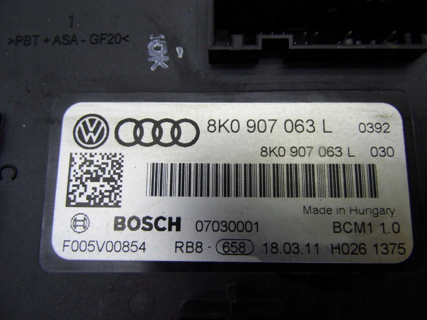 module control unit KOMFORTU 8K0907063L A5 A4 B8
