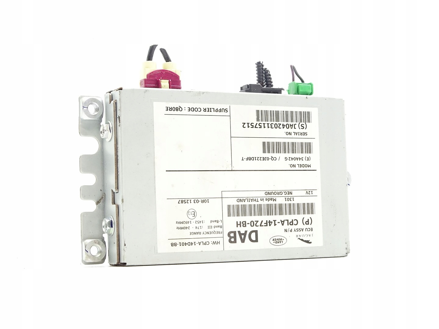 module control unit AUDIO RADIA DAB JAGUAR XJ X351 CPLA-14F720-BH