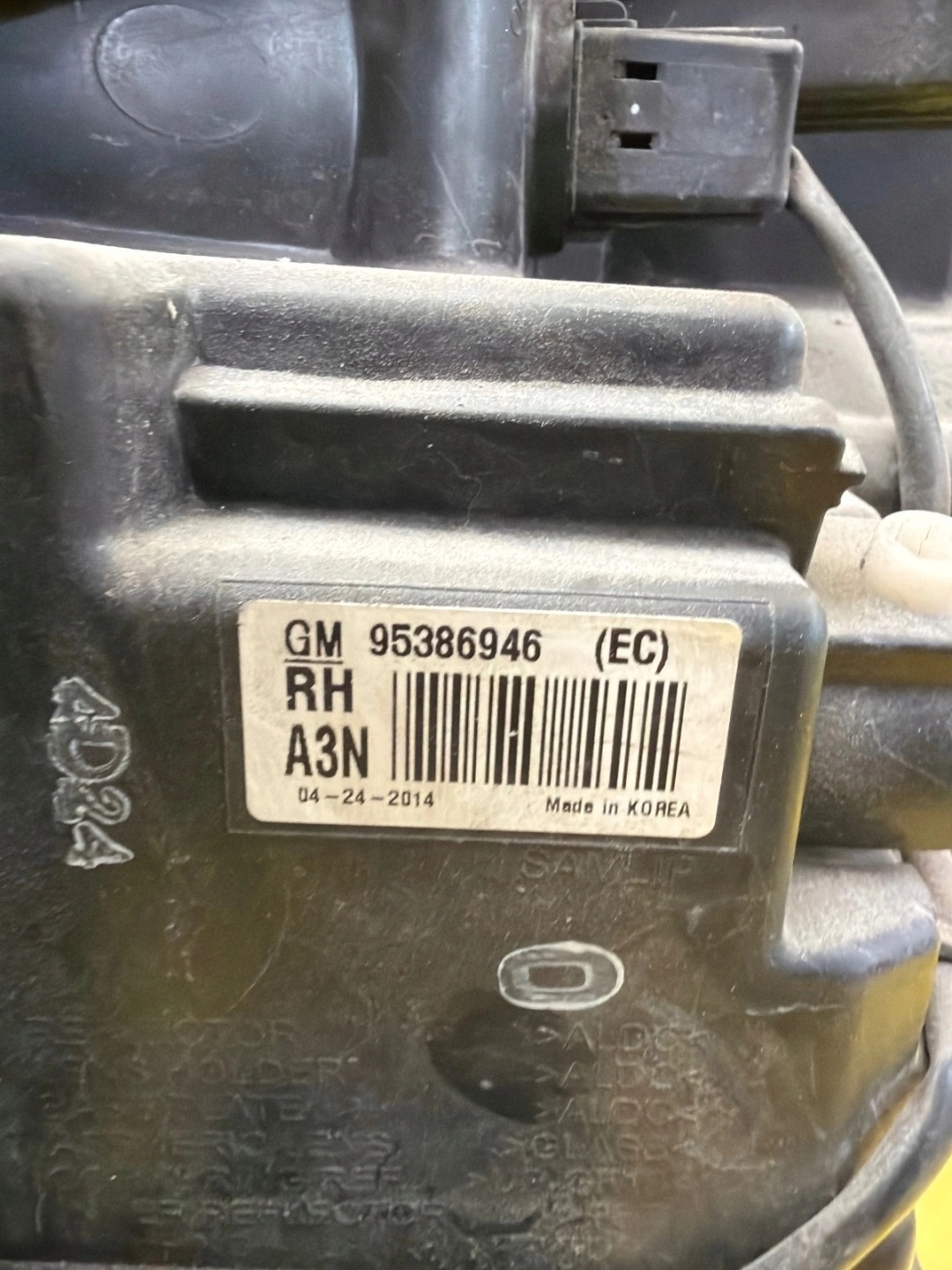 light right Opel Mokka A 12- Xenon 95386946