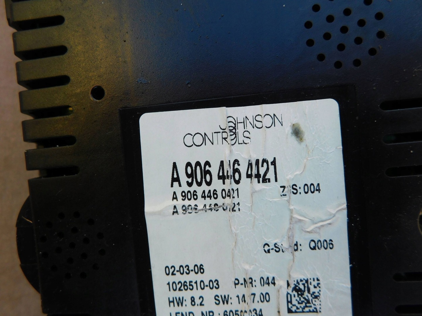 A9064464421 dials dials predkosciomierz Europa Sprinter 906 LIFT z frame