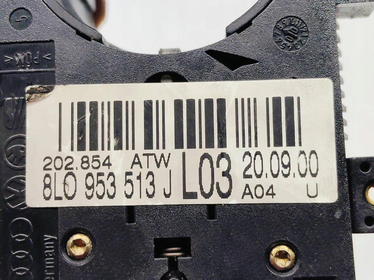 DEVIO LUCI TERGICRISTALLO TERGI DEVIO LUCI DEVIO VW Passat B5 Lift 8L0953513J 4B0953503E