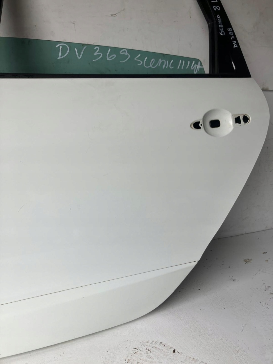 Tür links heck RENAULT SCENIC III DV369