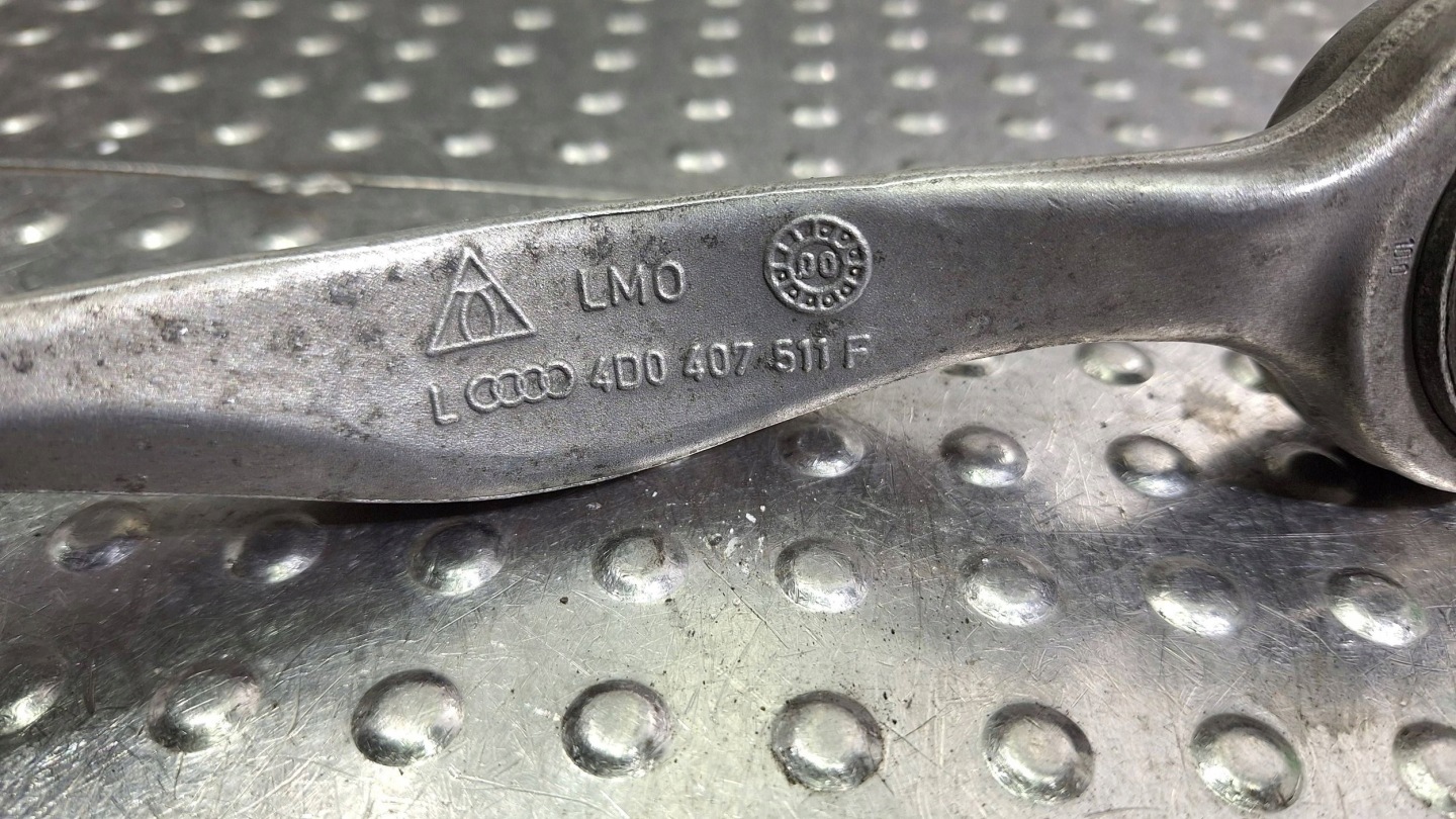 arm left front upper OE 4D0407511F AUDI A4 B6 A6 C5 PASSAT B5 SUPERB and