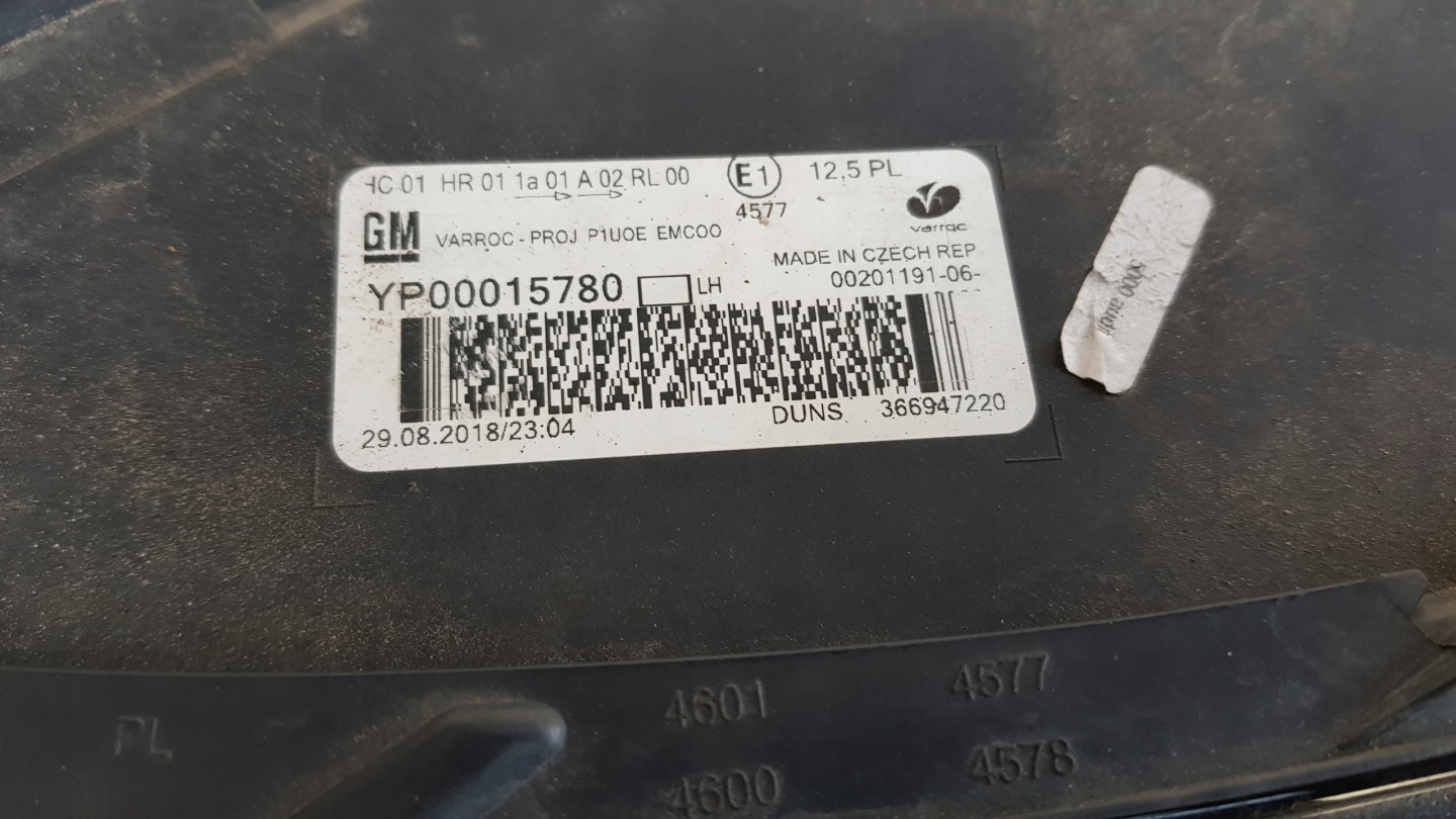 OPEL GRAND LAND light left front LED CALA EUROPA
