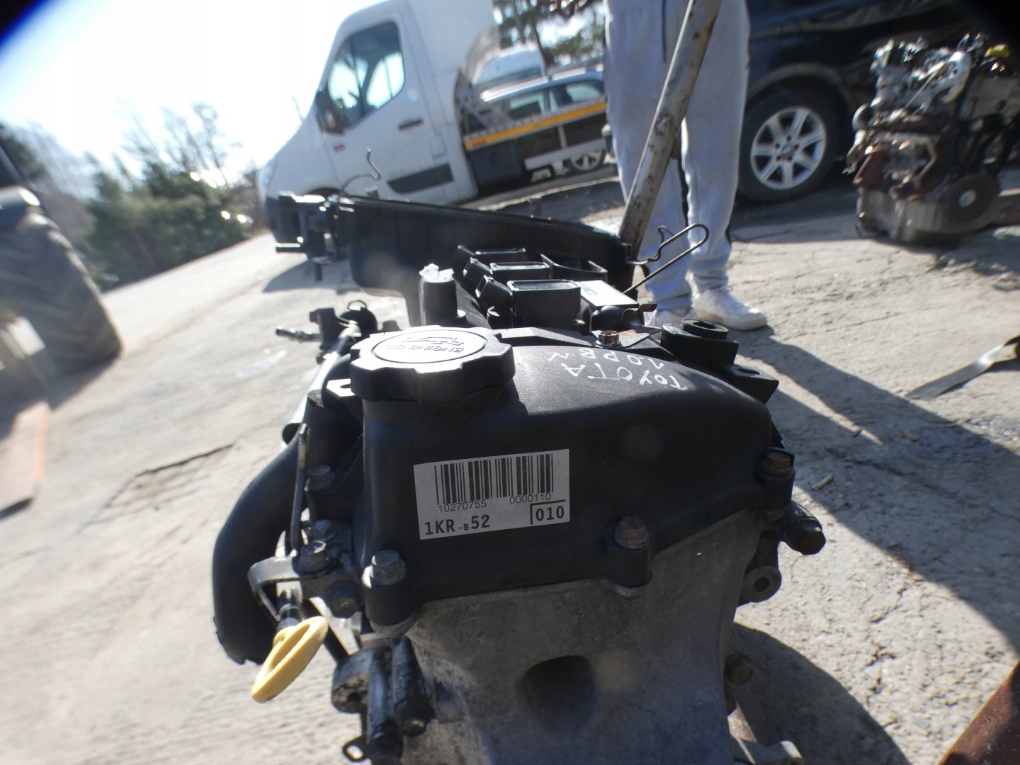 engine pillar 1.0 VTI TOYOTA AYGO C1 108 II 14--> 1KR-B52