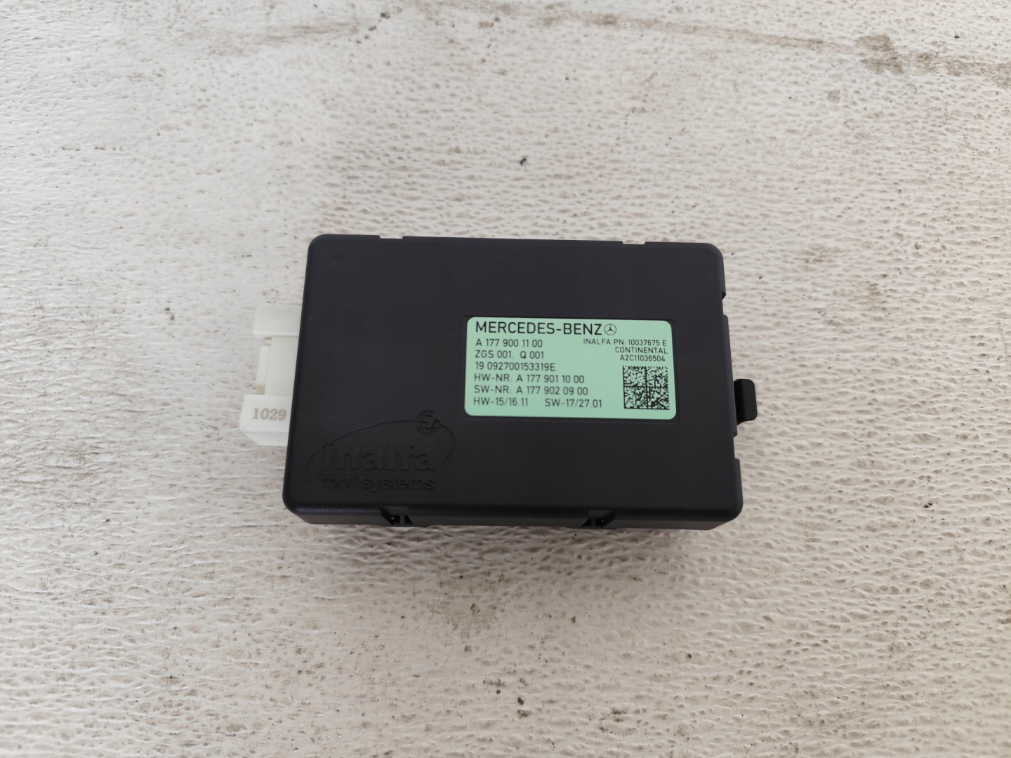MERCEDES CLA W118 2019R Computer modul Bedienteil Schiebedach A1779001100