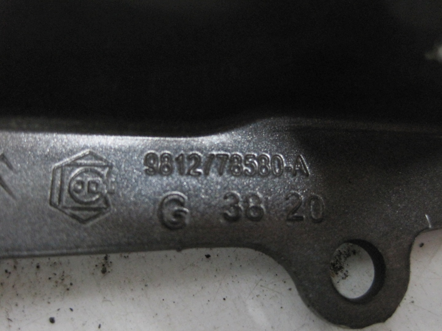hinge bonnets CITROEN C3 III 9812778580 left
