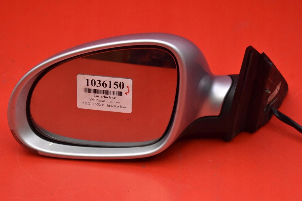 mirror left silver EU 3B0857933B VW PASSAT B5 96-00 6 PIN
