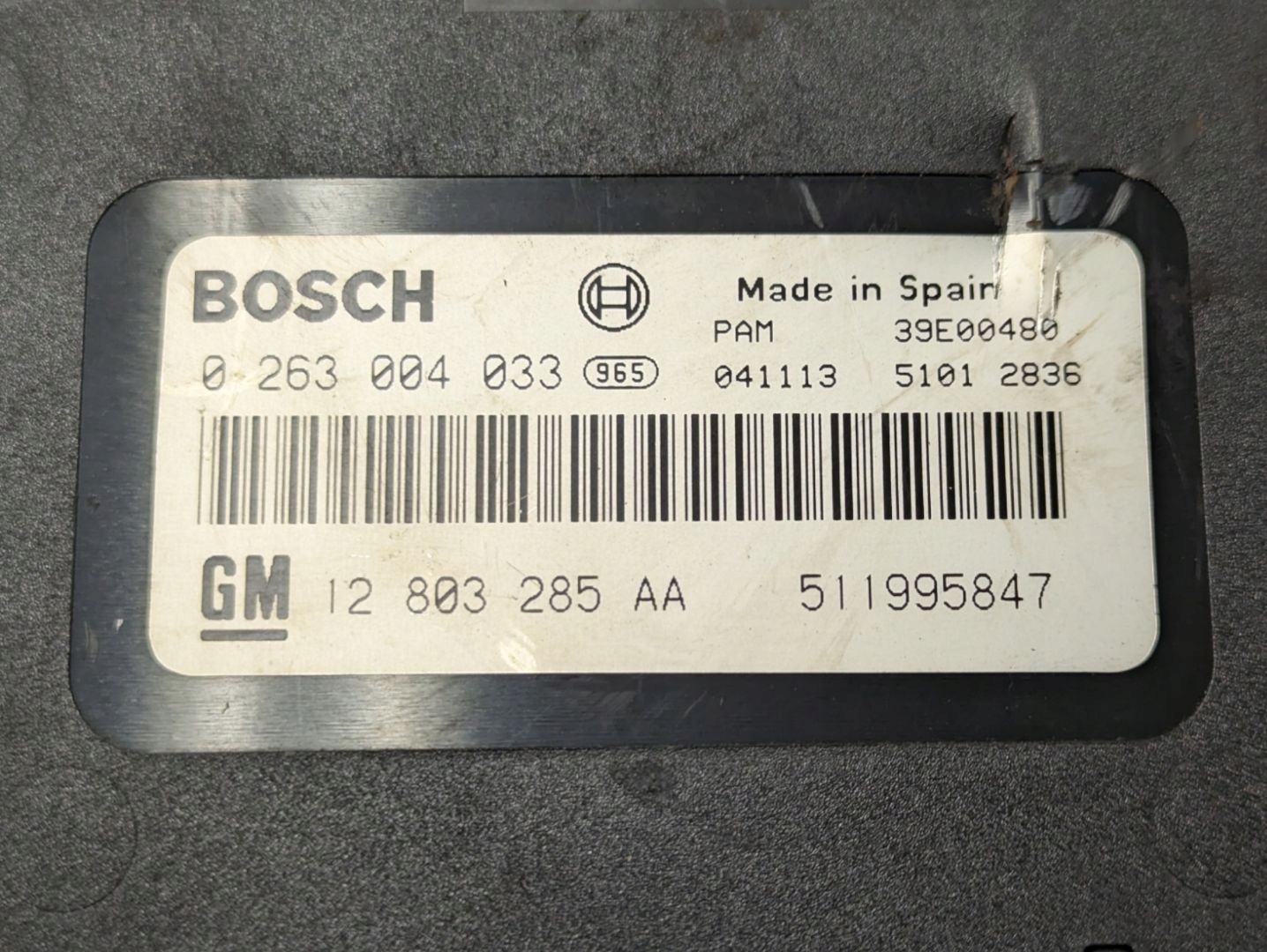 Bedienteil czujnikow Parken Saab 9-3 2 2005 12803285AA