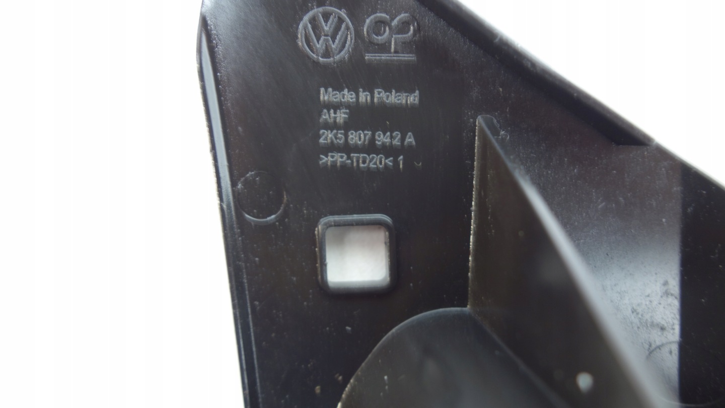 Support plaque Lave phare Droit VW CADDY IV 15-20 2K5807942A