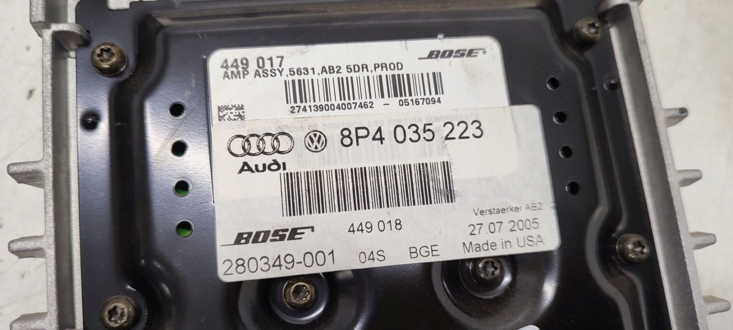 AMPLIFICATORE Audi A3 8P LIFT