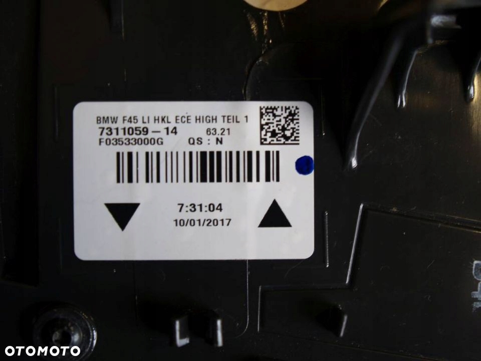 BMW 2 II F45 14r light left rear part left rear LED