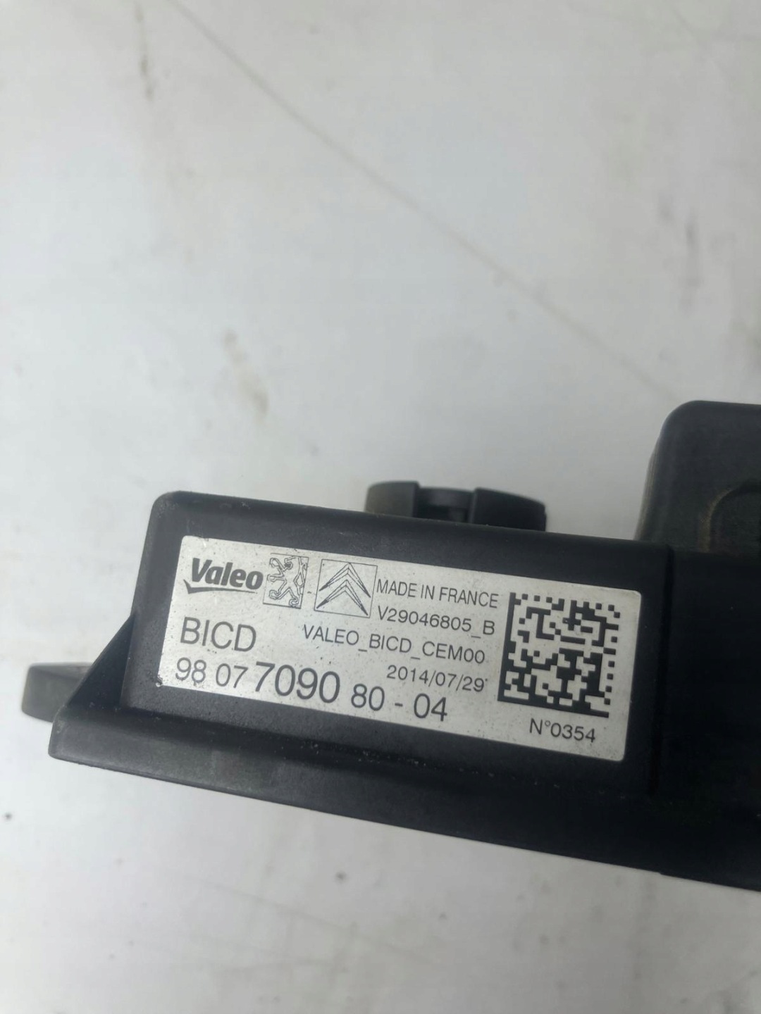 Module Unité de contrôle START STOP Prise C4 B7 II 308 T9 9807709080