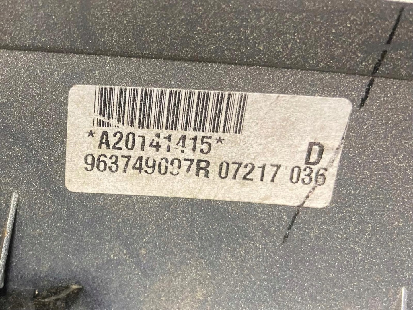 RENAULT TALISMAN right cap for mirror cover cover 963749097R