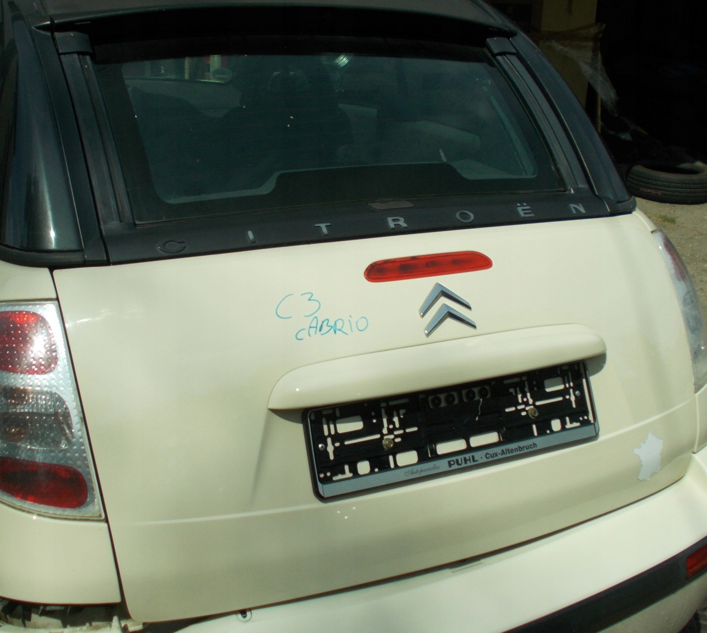 CITROEN C3 CABRIO PLURIEL trunk door boot KDCB