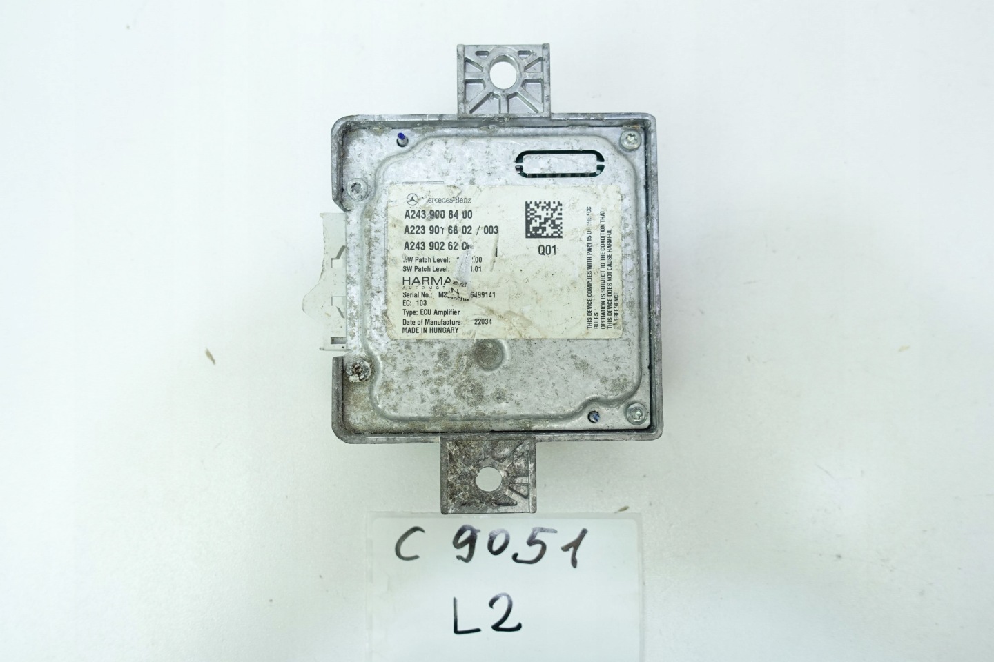 amplifier HARMAN MERCEDES W223 W447 A2439008400