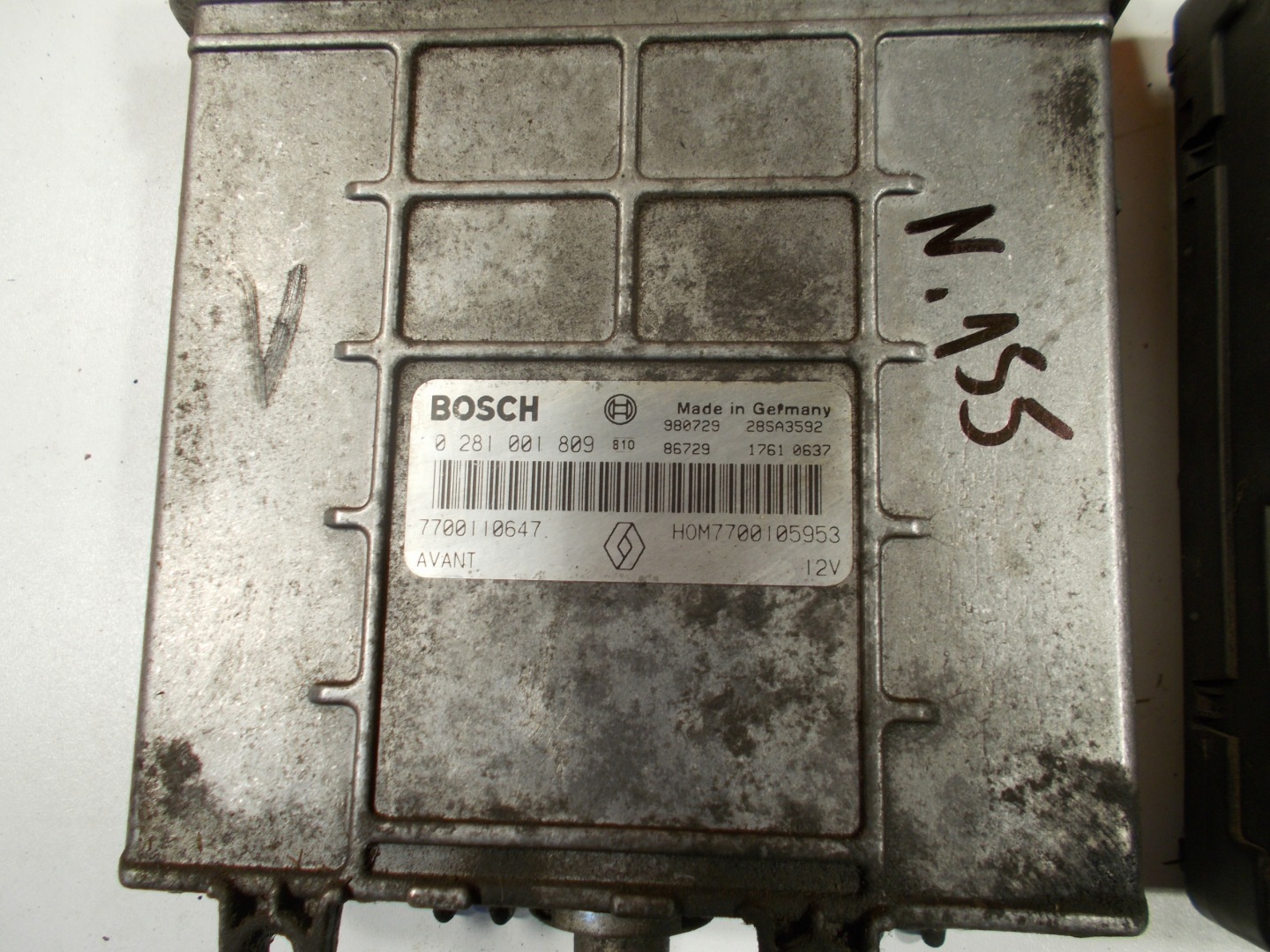 computer Montaggio IMMO MEGANE e SCENIC e 1.9 DCI 0281001809 77001106