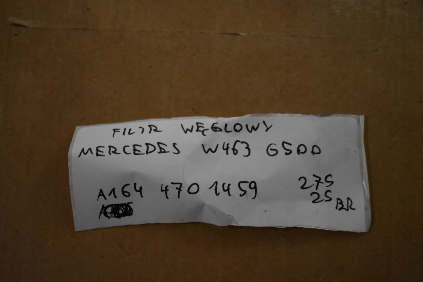 Kohlenstofffilter MERCEDES W463 G500 1