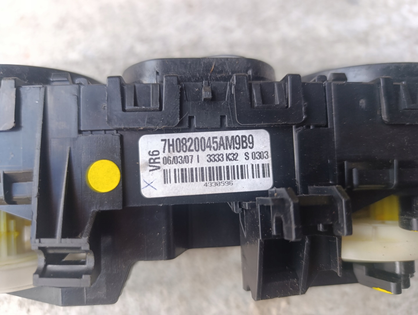 VW T5 COMANDI CLIMA Controllo BOCCHETTE 2.5 TDI 7H0820045AM9B9