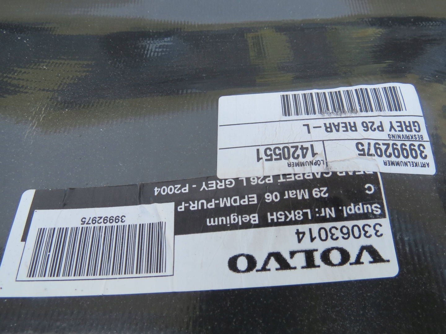 AUTOTEPPICHE heck VOLVO XC70 II AWD 2.4D 185KM 2000-2007r 33063014