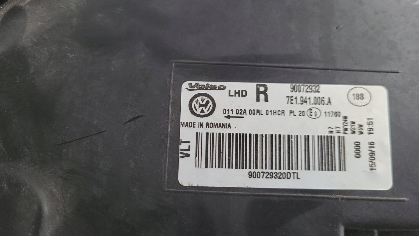light right front front VW T6 TRANSPORTER 7E 15- 7E1941006A
