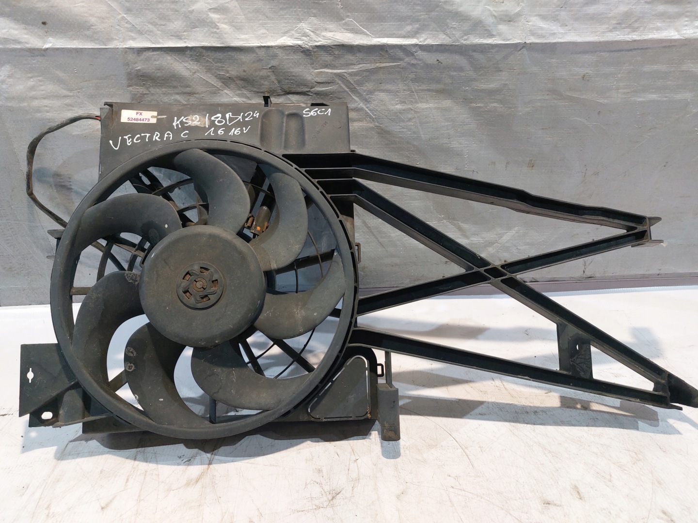 ventilátor chladiče OPEL VECTRA B 1.6 16V