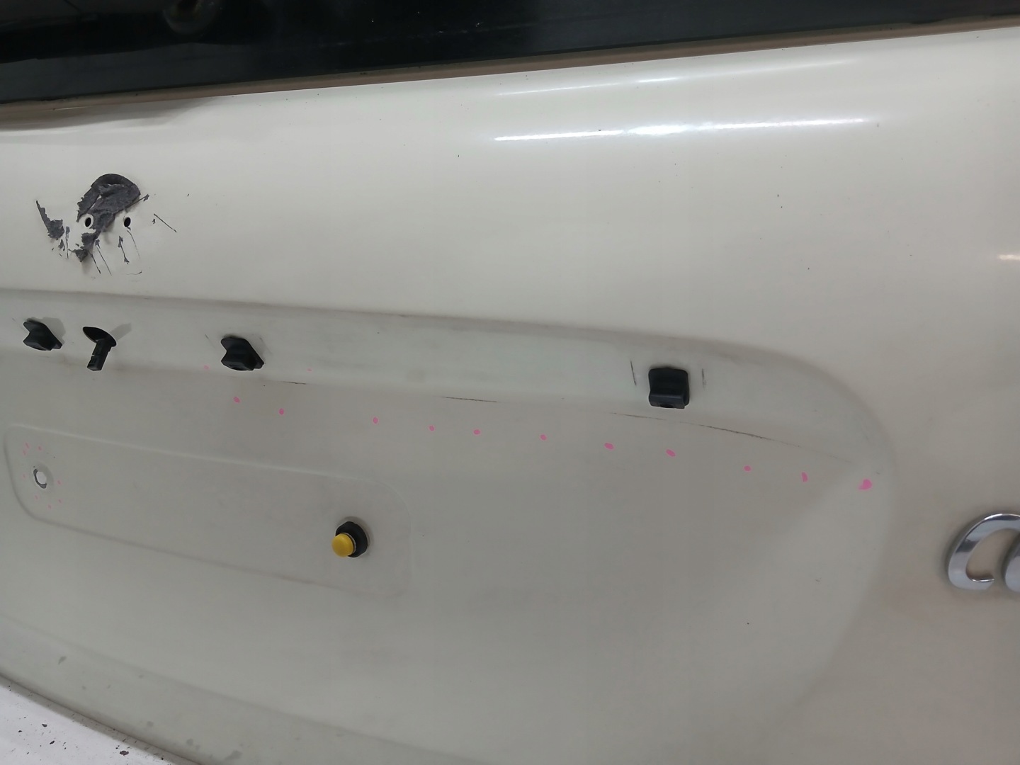 trunk door boot MINI R56 PEPPER WHITE
