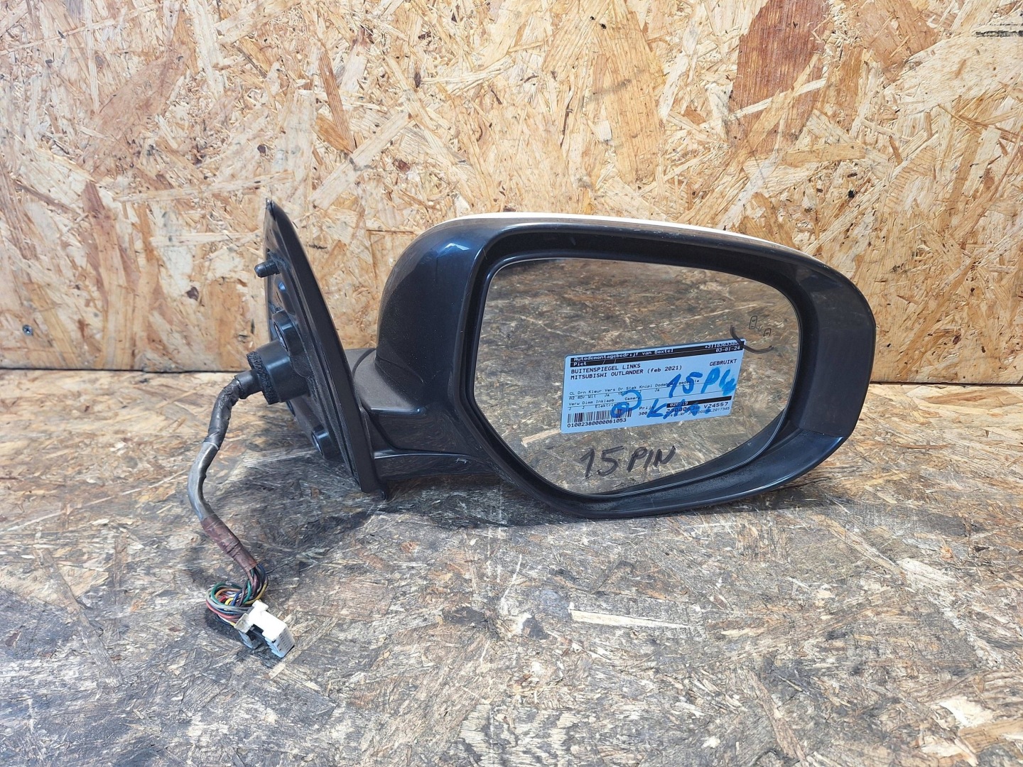 mirror right MITSUBISHI OUTLANDER III LIFT 15- EU 15 PIN