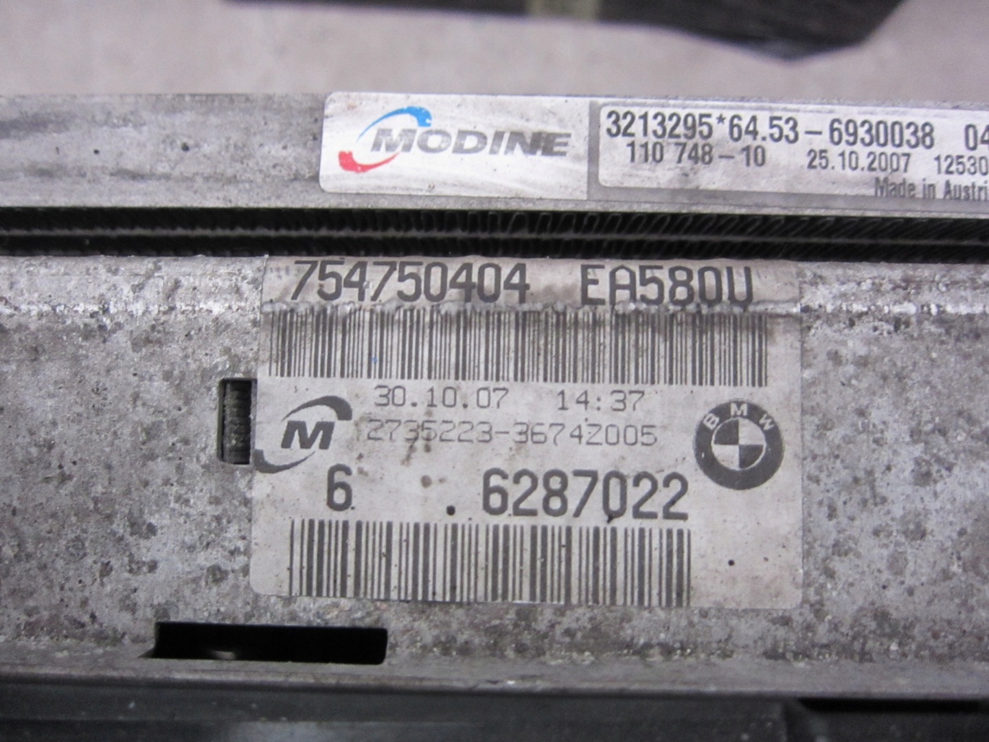 BMW E87 116 E90 320 N43 water cooler KOMPLET