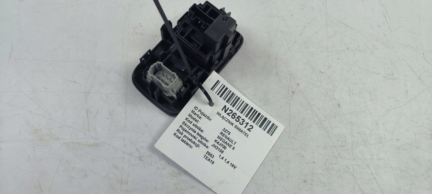 interruttore luci RENAULT MEGANE II