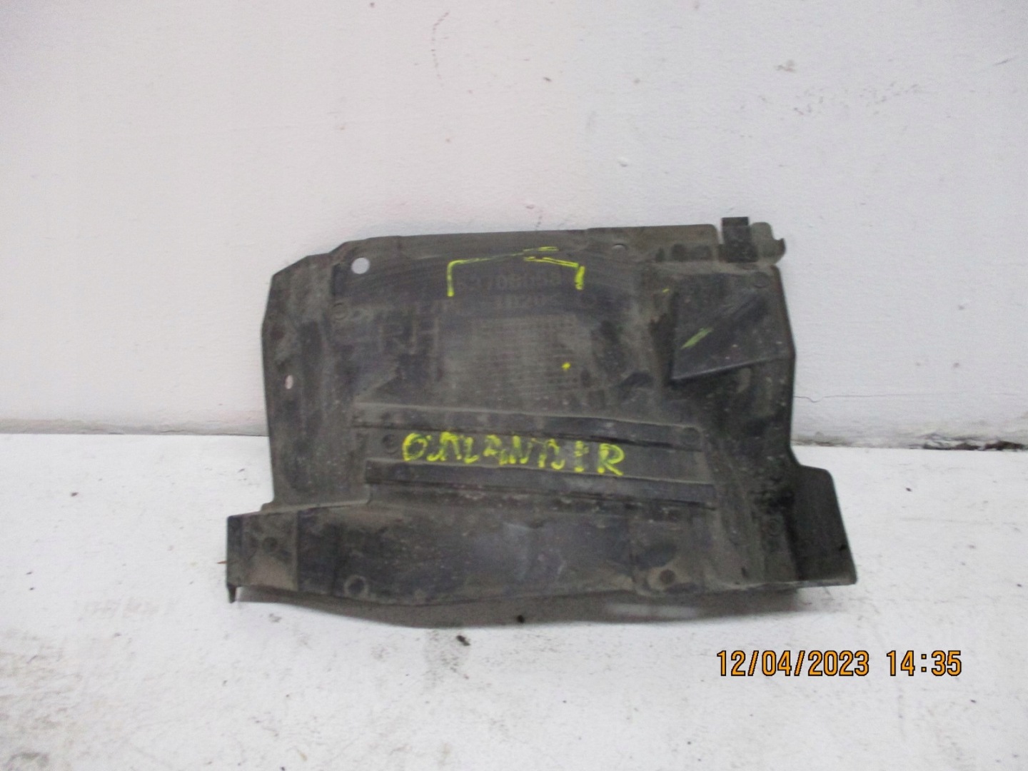 cover chassis MITSUBISHI OUTLANDER III 5370B058
