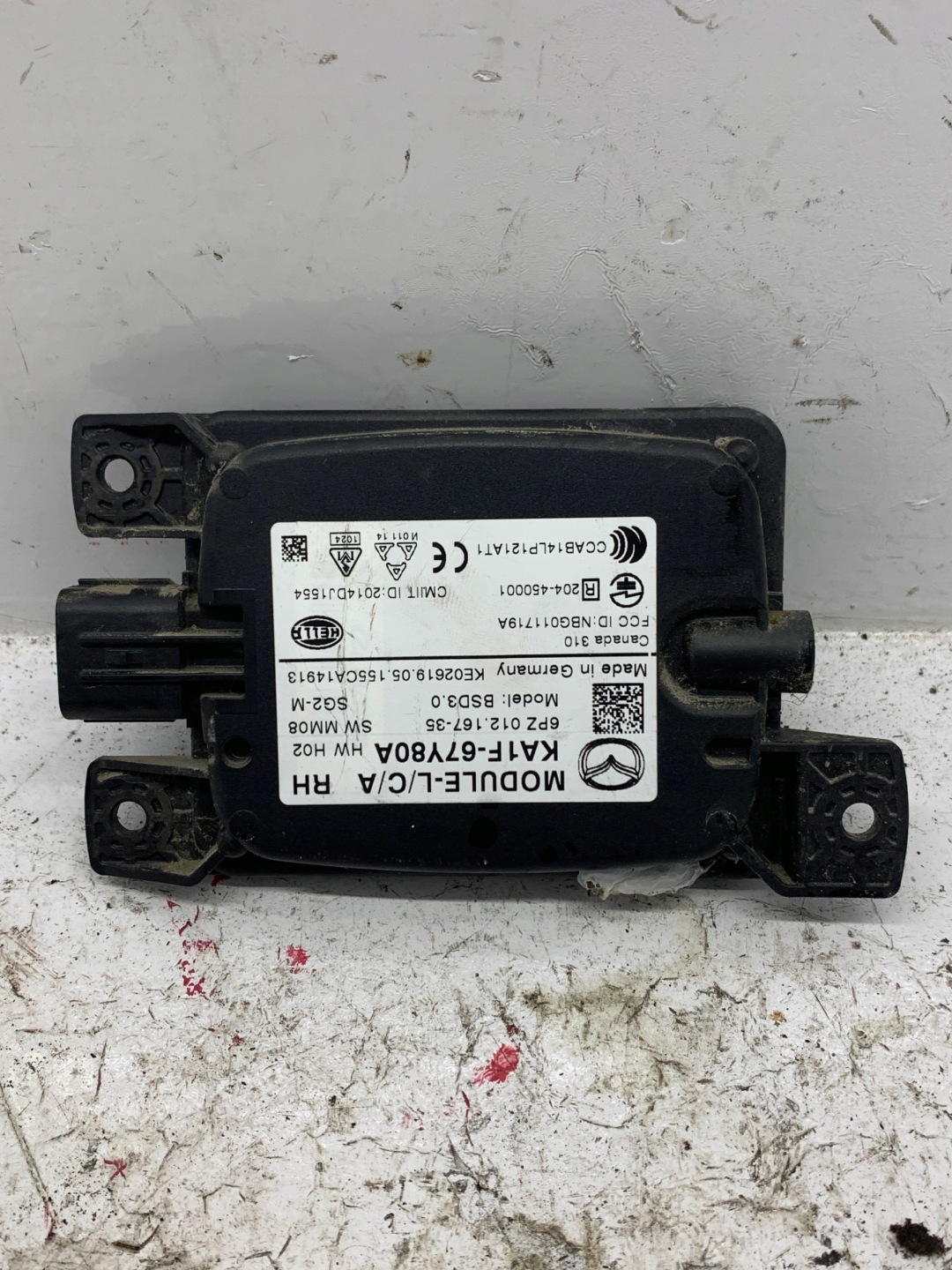 RADAR sensor MARTWEGO POLA KA1F-67Y80A MAZDA CX5 CX-5 and LIFT (2012-2017)