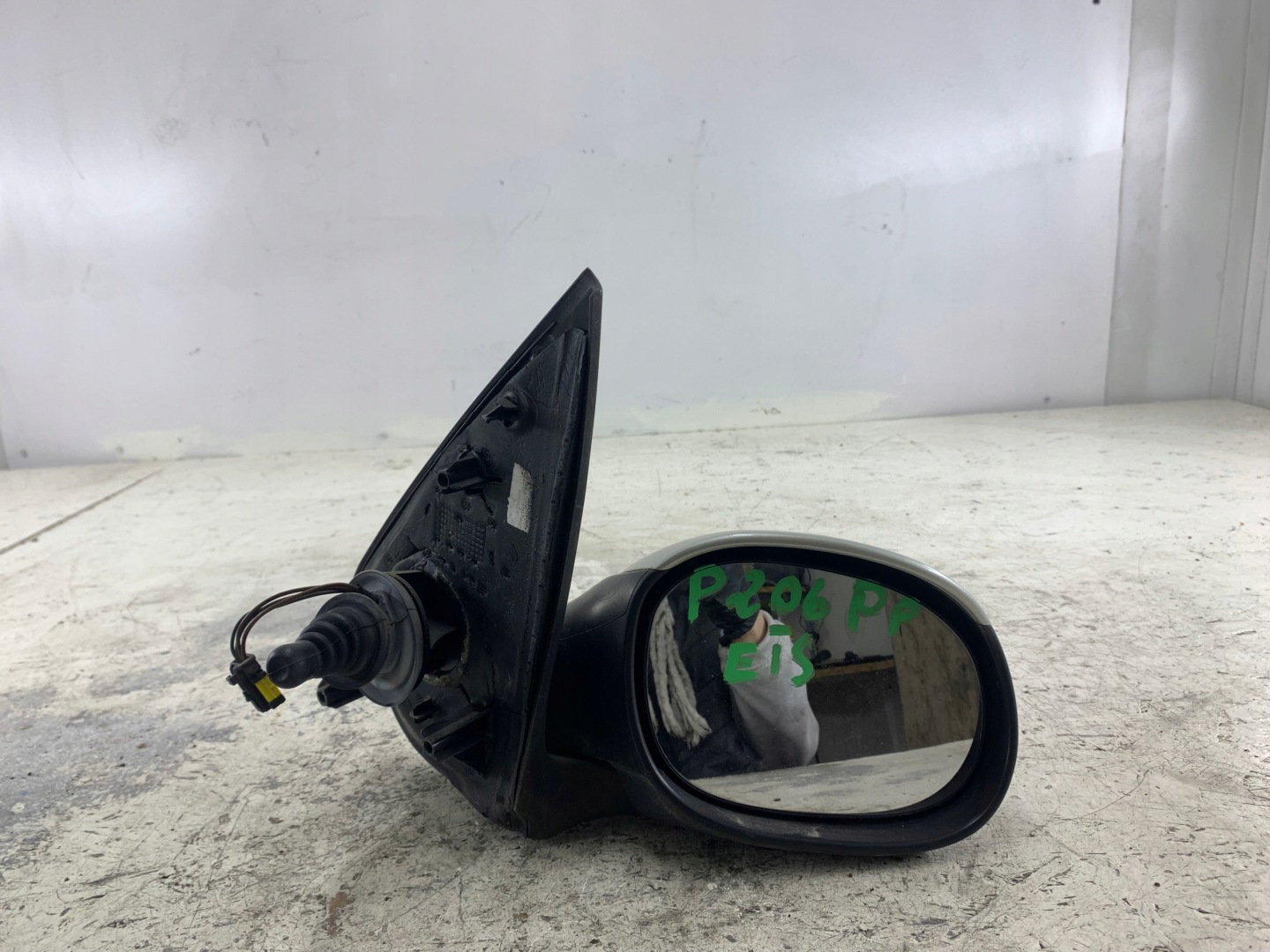 PEUGEOT 206 mirror right ETS manually 4 PIN