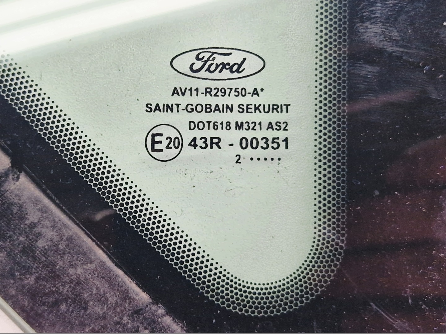 FENSTER Seitlich rechts heck FORD B-MAX BMAX 2012 ROK