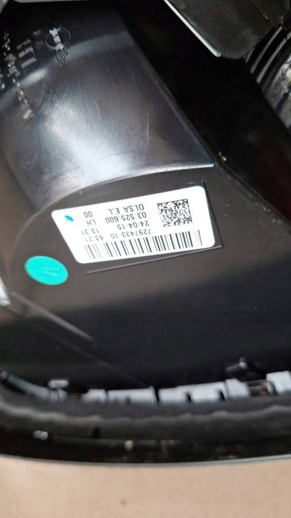 light rear rear part side left Mini One - Cooper F56 F55 7297433 CHROM
