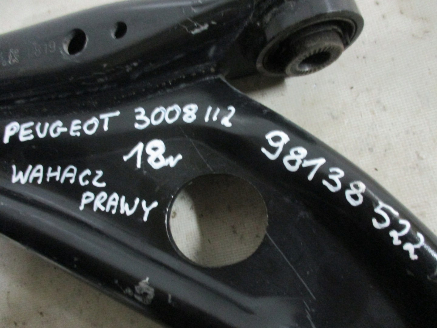 Querlenker rechts Peugeot 3008 II 2 ,5008 II 2, Combo E 98138522