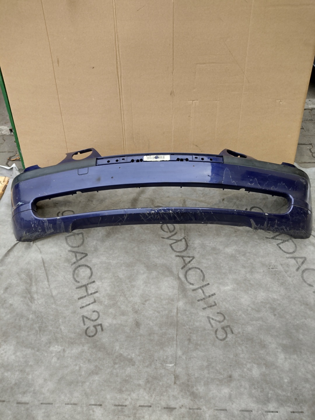 bumper front BMW 3 E46 Compact k: Velvetblau