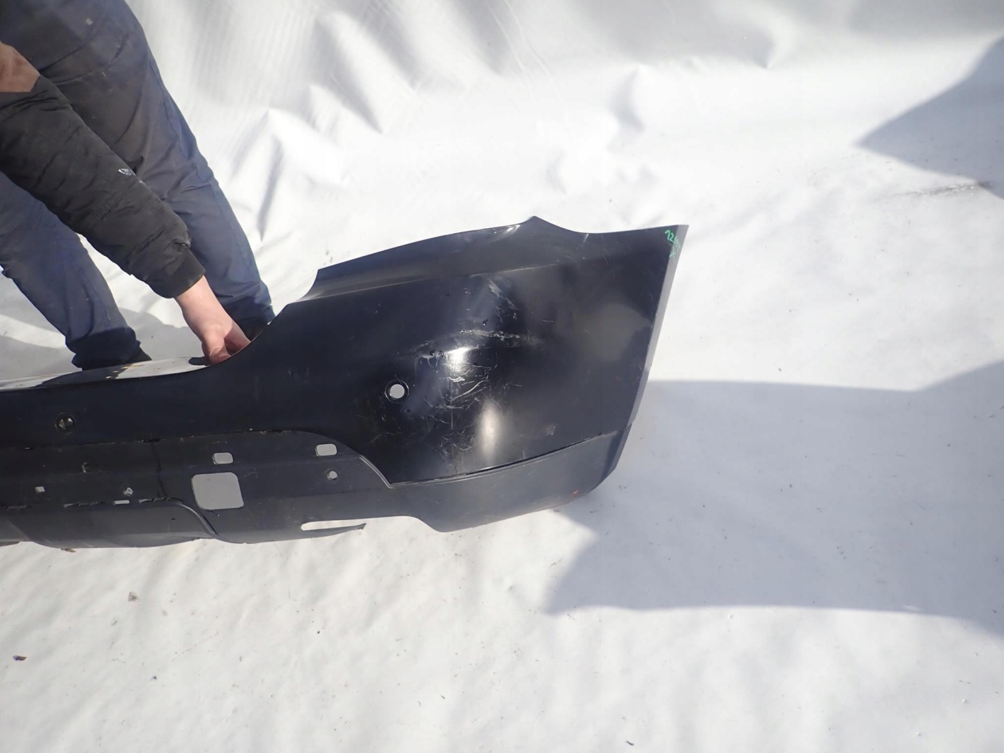 MERCEDES ML 164 06-09 bumper rear part rear PDC