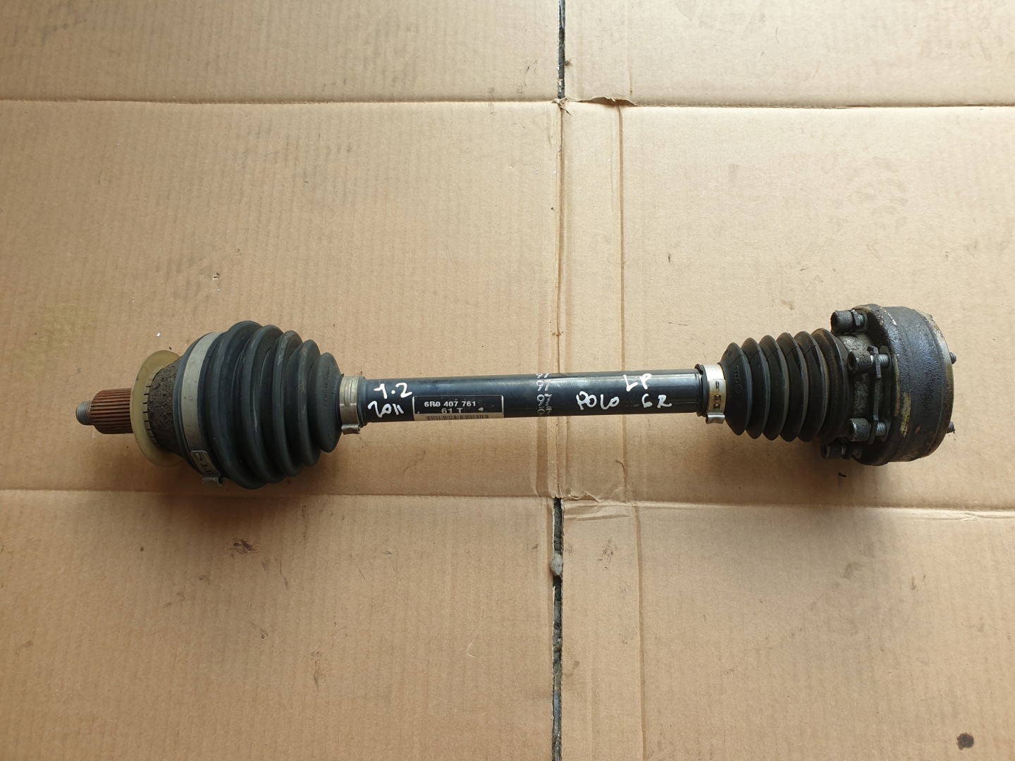 semi-axis left AUDI SEAT SKODA VW 1.2 1.4 6R0407761