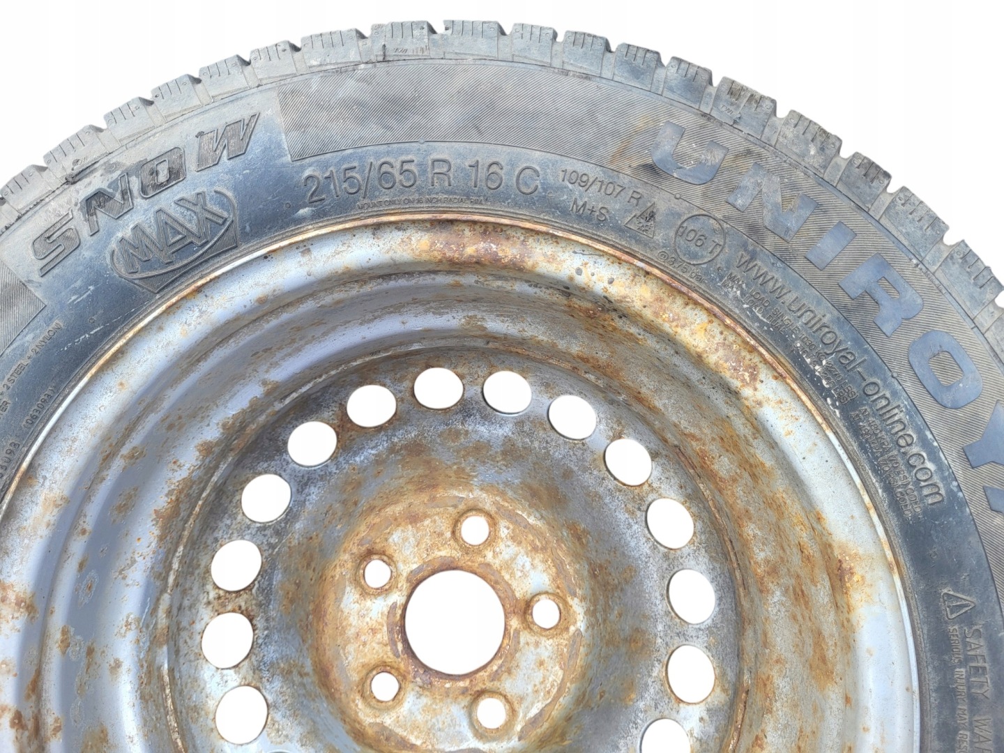 wheel spare VOLKSWAGEN T5 215/65R16C 5X120