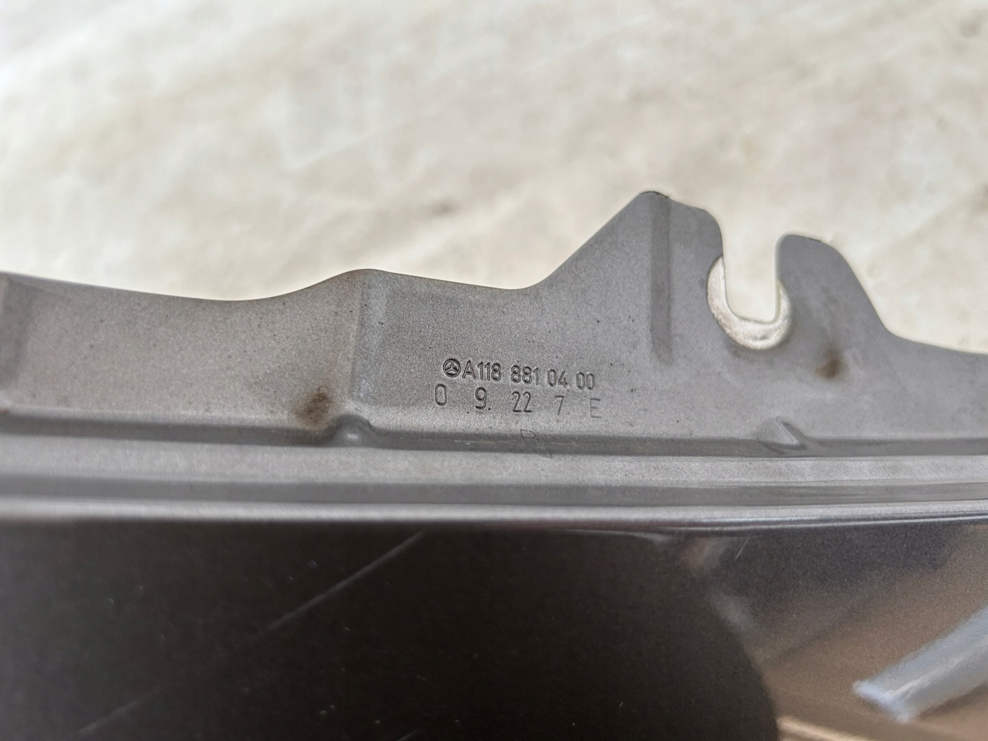 fender right front front MERCEDES CLA 118