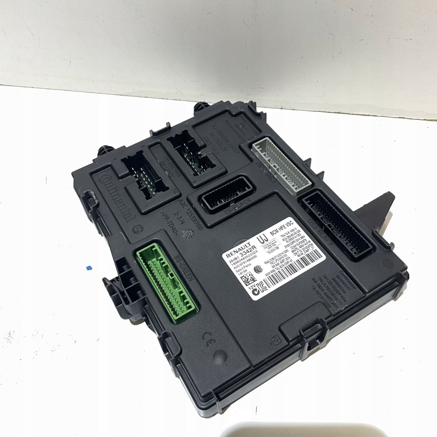 RENAULT KADJAR 1.5 DCI ADBLUE BCM MODULE 284B13342R