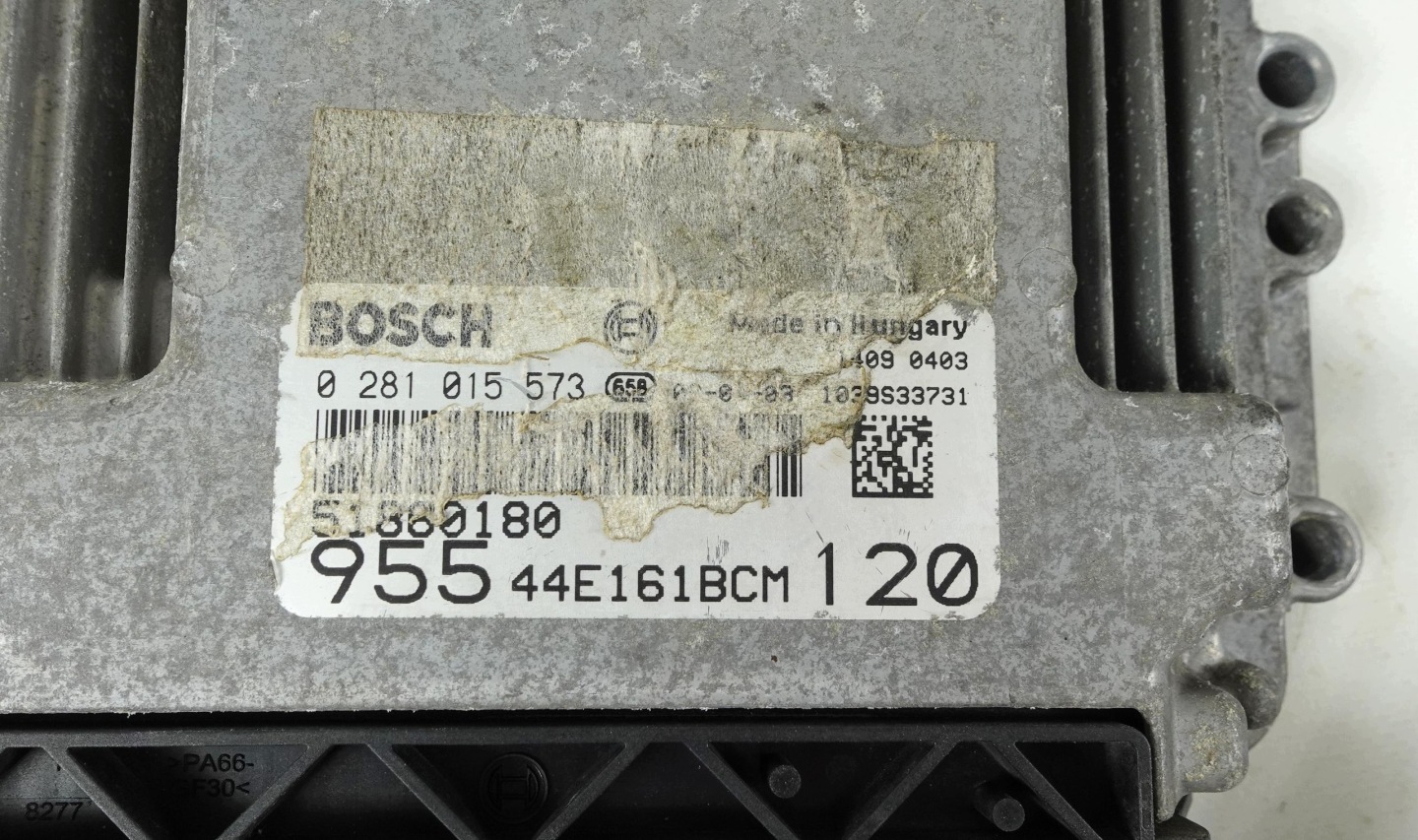 computer control unit of the engine ALFA ROMEO MITO 1.6 JTDM 0281015573 51860180