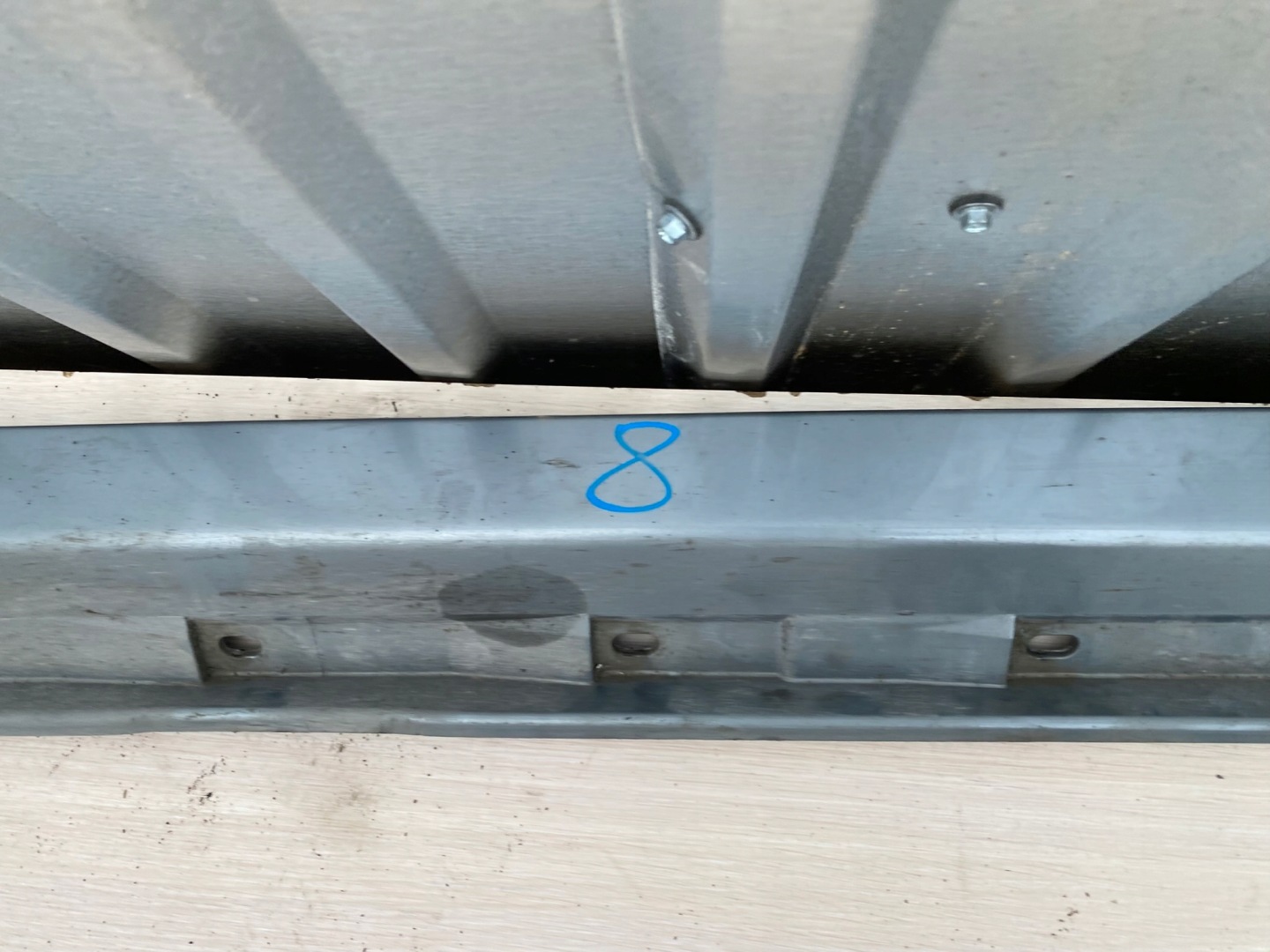 moulding threshold left AUDI A4 B7 LY7G