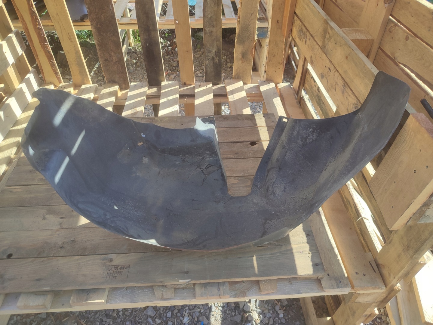 mudguard right rear part right rear. OPEL CORSA E 13187363