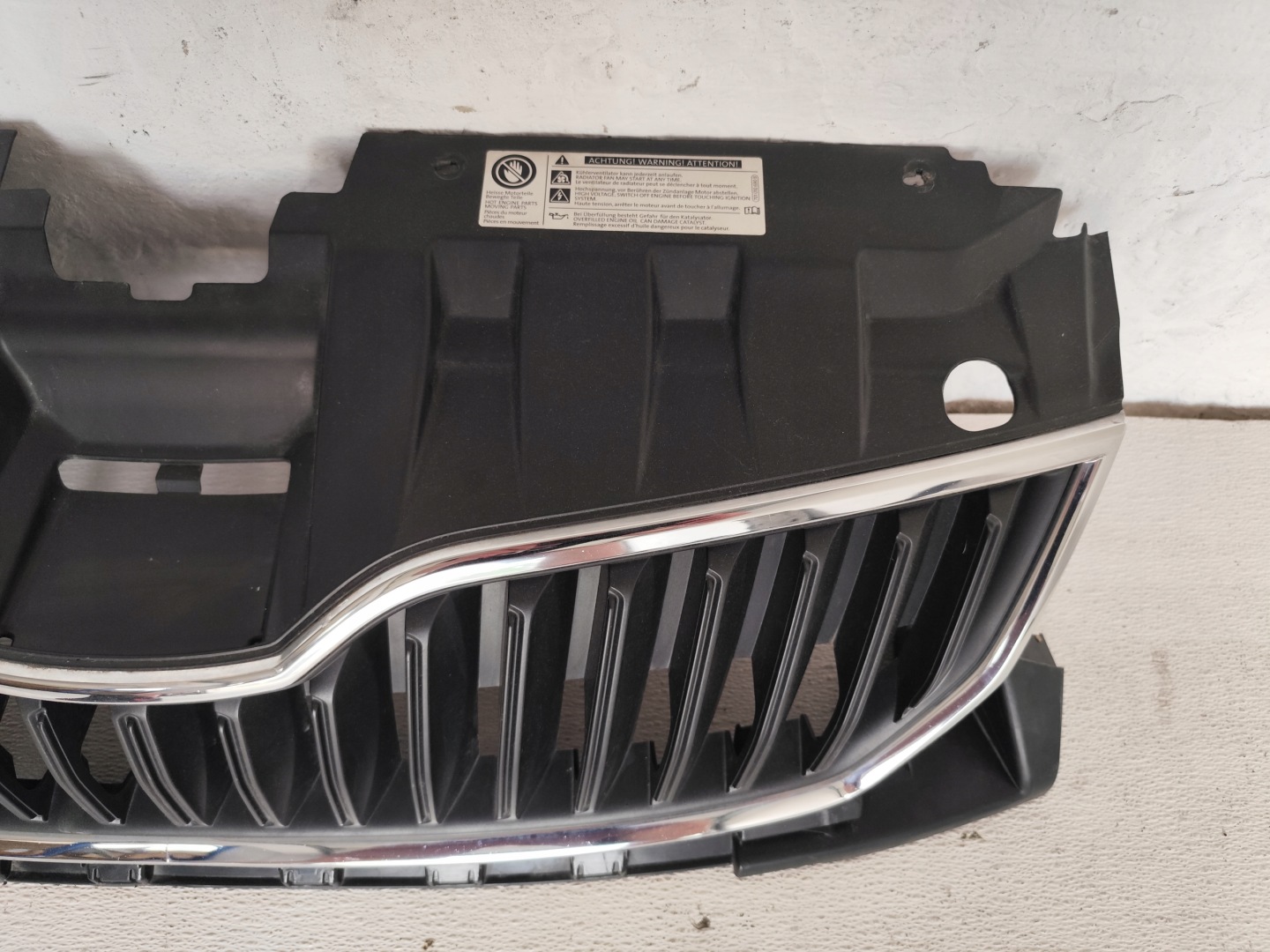 SKODA FABIA III 2015 Grill Grill CHROM
