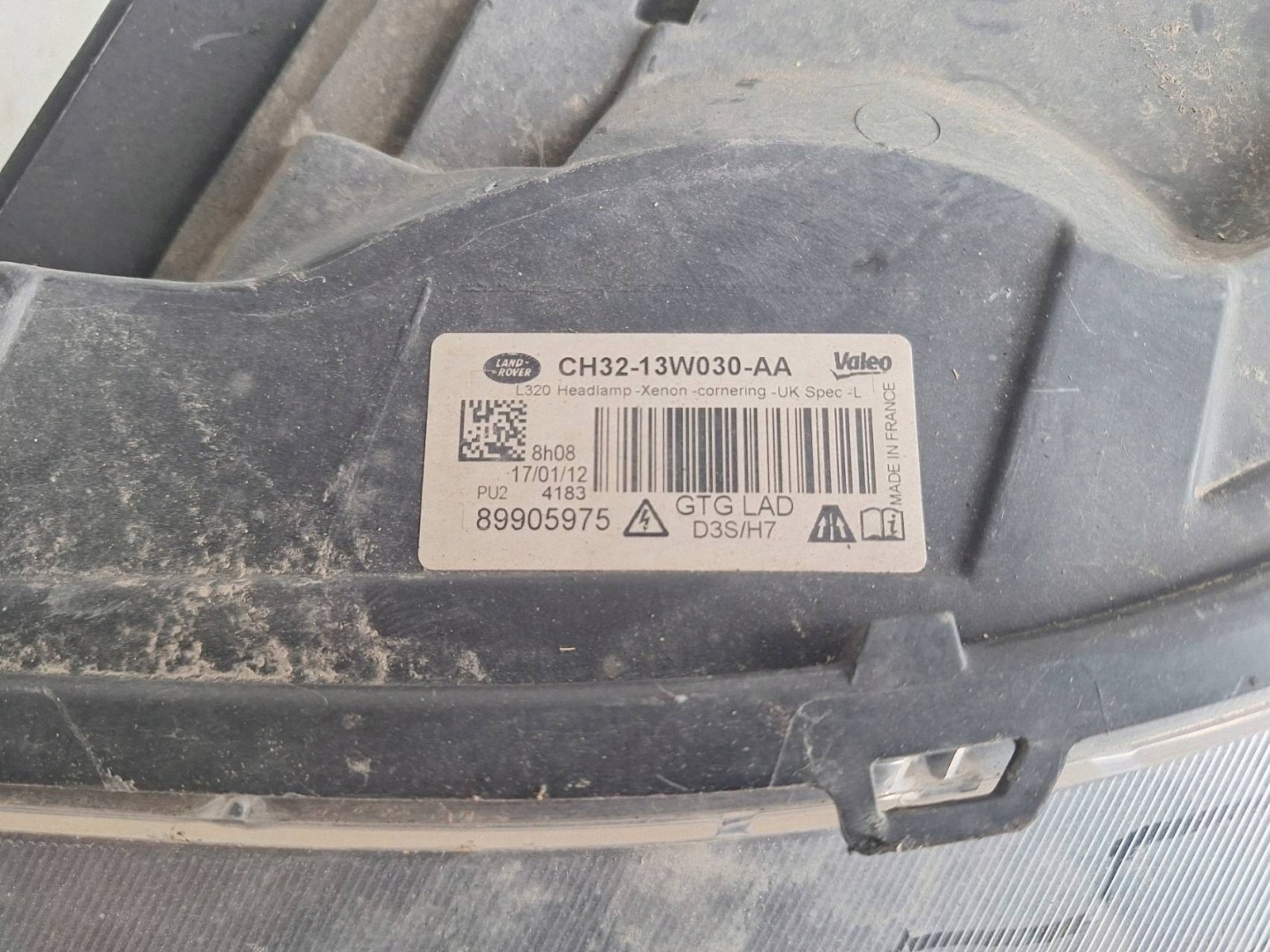 LAND ROVER SPORT L320 09-13 light left XENON UK-right hand drive CH22-13W020-AA