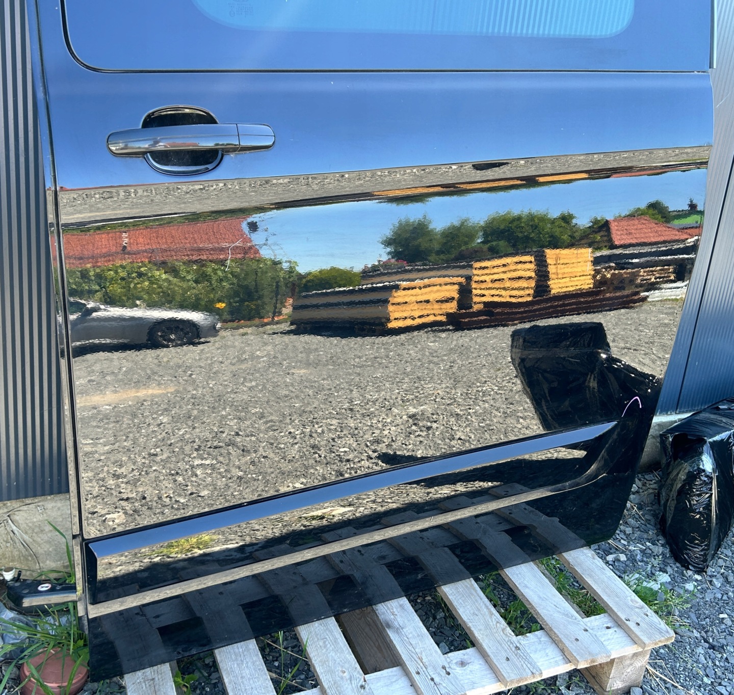 door side left sliding rear part FORD TRANSIT CUSTOM MK1 complete