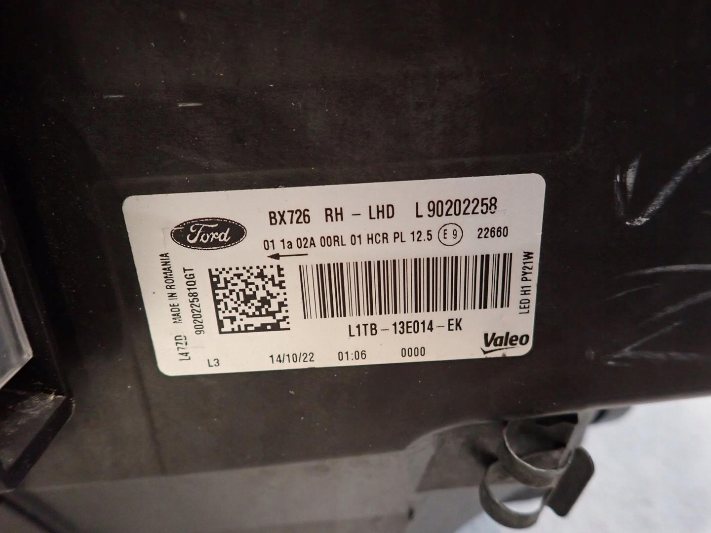 light front front right FORD PUMA MK2 2019- FULL LED L1TB-13E014-EK